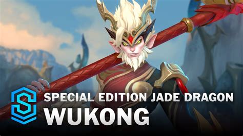 Special Edition Jade Dragon Wukong Wild Rift Skin Spotlight Youtube