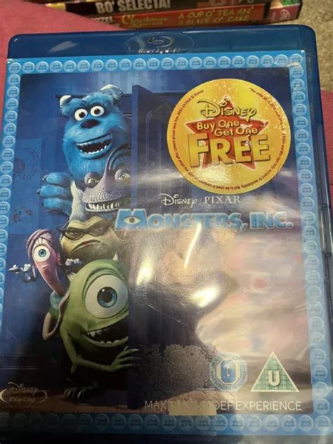 MONSTERS INC Disney Pixar 2 Disc Blu Ray Special Edition Inc