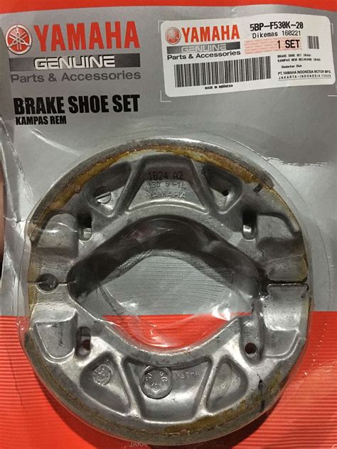 Brake Shoe AEROX REAR 5BP F530K 20 Yamaha Genuine Lazada PH