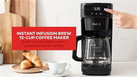 Instant Infusion Brew 12 Cup Coffee Maker Youtube