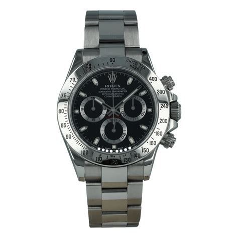 Rolex Cosmograph Daytona 116520 Black Dial Full Set Unpolished Buy