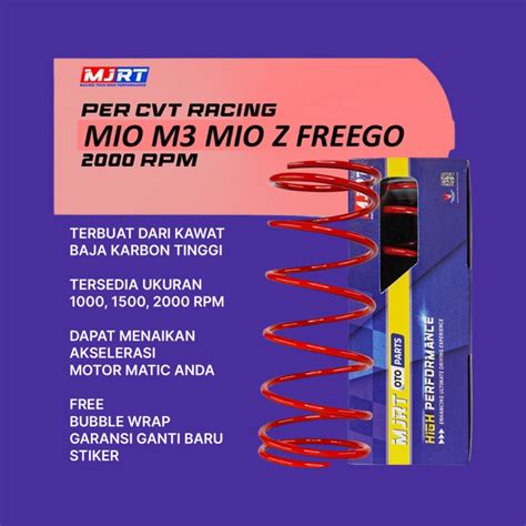 Jual PER CVT 1000 RPM 2000 RPM MIO M3 MIO Z FREEGO X RIDE 125 MJRT