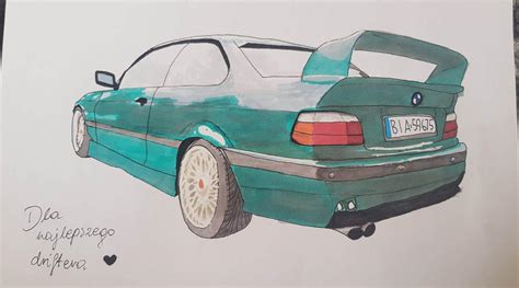 Bmw E36 Drawing By Megi77 On Deviantart