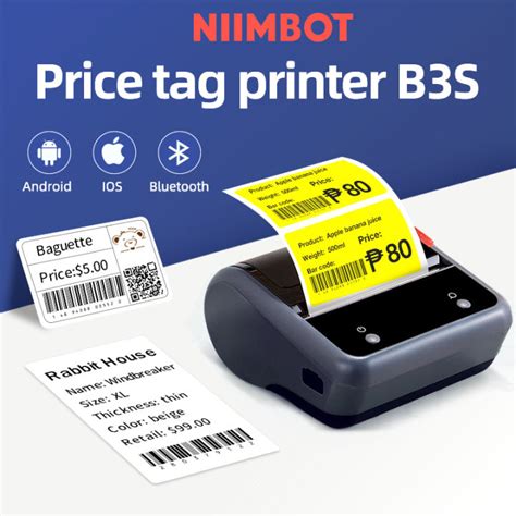 Niimbot B S Label Printer Inkless Bluetooth Portable Mobile Phone