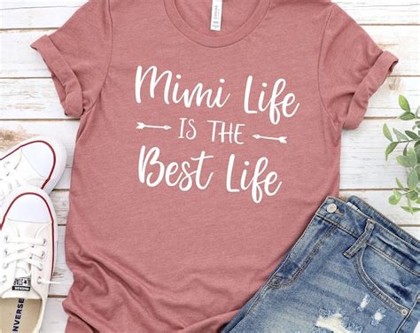 Mimi Shirt Mimi Life Is The Best Life Unisex Shirt Mimi T Etsy