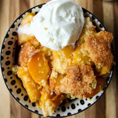 Gluten Free Peach Cobbler The Food Blog