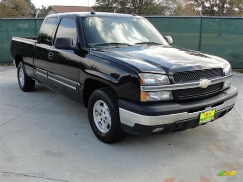 2004 Black Chevrolet Silverado 1500 Ls Extended Cab 41791056 Photo 35 Car