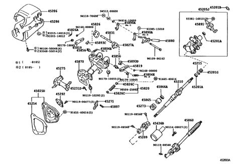 Steering Column Shaft For Toyota Hilux Runner Truck Ln