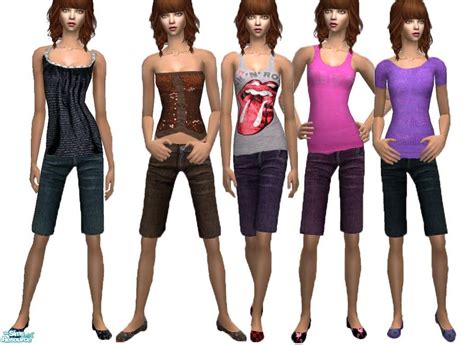 The Sims Resource Summer Outfit Set 1