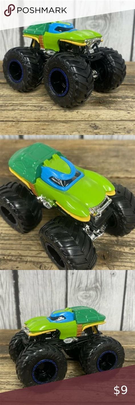 Hot Wheels Monster Jam Teenage Mutant Ninja Turtles Leonardo Truck Monster Jam Monster