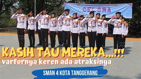 Keren Sekali Paskibra Sman Kota Tangerang Di Sman Tangerang