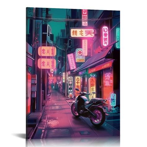 JEUXUS Japan Art Poster Japanese Print Artwork On Canvas Roll Tokyo