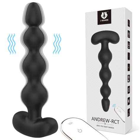 Plug Anal Escalonado Recarregável 9 Vibrações e Controle Remoto