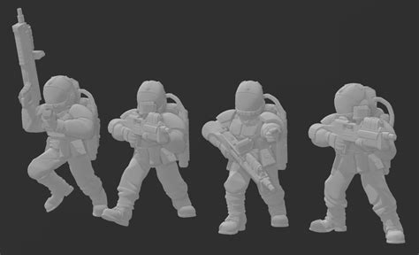 🛰 Usmc Fireteam・free 3d File For ・cults