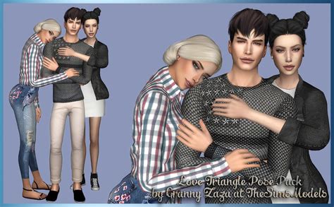 Love 4 Cc Finds Thesimsm0dels Pose Pack For TS4 By Granny Zaza