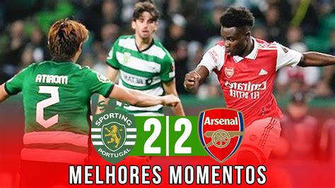 Sporting X Arsenal Melhores Momentos Liga Europa