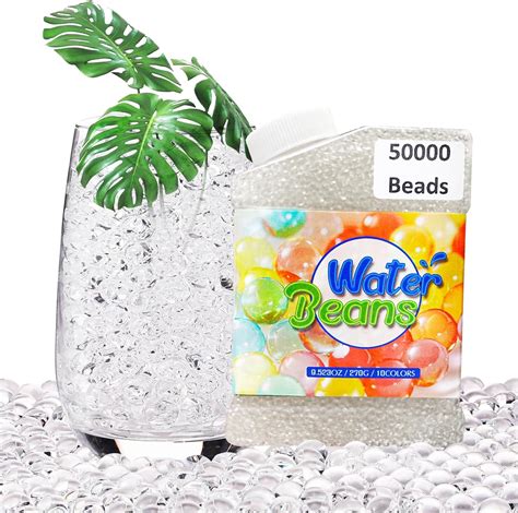 Wasserperlen Durchsichtig 50000 Stücke Water Beads Wasserperlen für