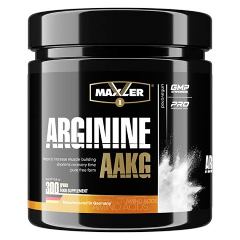 Купить Maxler, Аргинин AAKG, порошок, 300 г — цена: 1495 ₽ в магазине iTAB