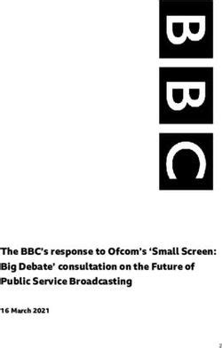 The Bbc S Response To Ofcom S Small Screen Big Debate Consultation