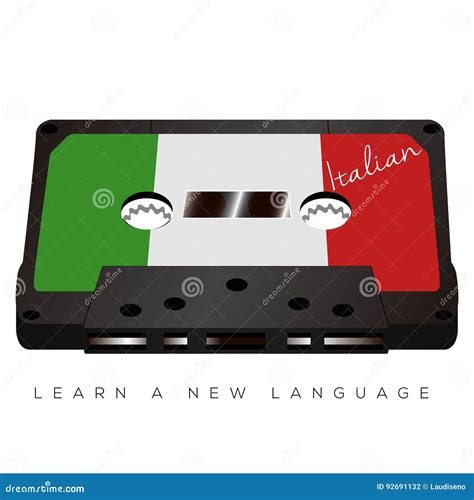 Isolated Colored Cassette Stock Illustration Illustration Of University 92691132