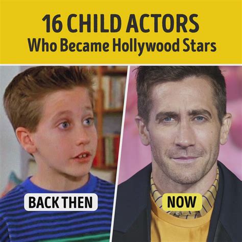 16 Child Actors Who Became Hollywood Stars Child Actor 16 Child