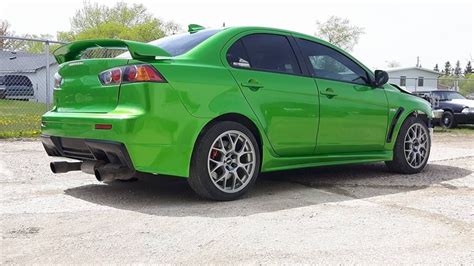 Mitsubishi Lancer Ralliart With Duraflex Evo X Style Version 3 Bumper