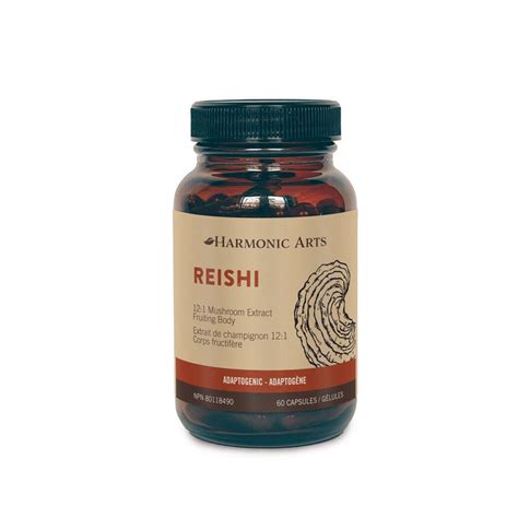 Reishi Mushroom Capsules - Harmonic Arts