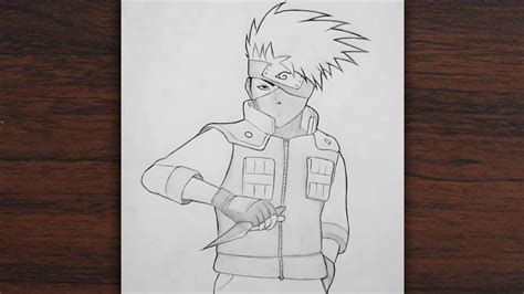 How To Draw Kakashi Hatakekakashi Full Body Drawingtimeless Drawing Youtube