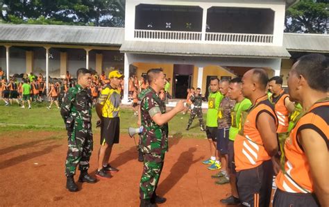 Ukur Kemampuan Fisik Prajurit 420 Personel Kodim 1615 Lotim Ikut Garjas