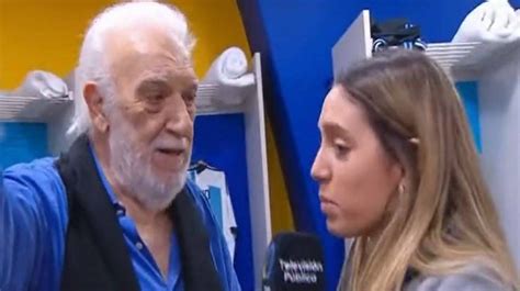 Video Coco Basile Ech Del Vestuario De Boca A La Periodista Sofi Mart Nez