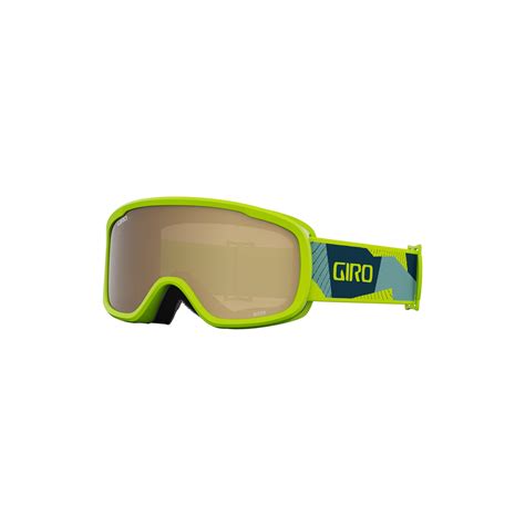 Giro Buster Basic Goggle Ano Lime Geo Camo Amber Rose S2 Ano Lime Geo