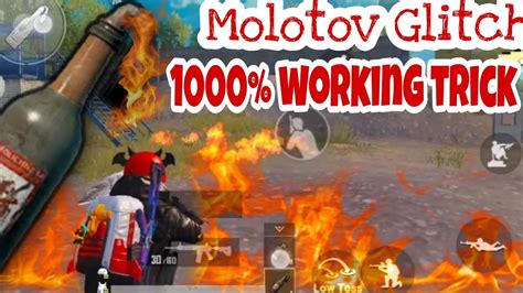 How To Do Molotov Glitch In Pubg Mobile Youtube