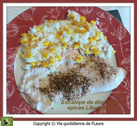 Recette d Escalope de dinde aux épices libanaises