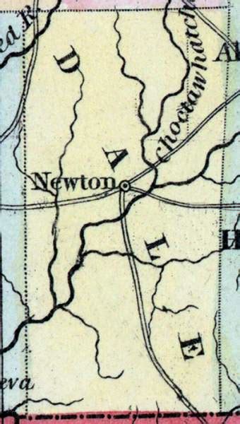 Dale County Alabama 1857 House Divided