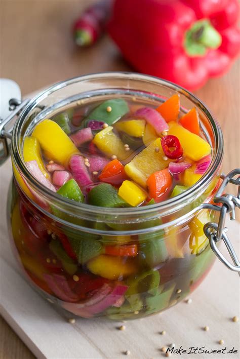 Eingelegte Bunte Paprika Antipasti Schnell Und Einfach