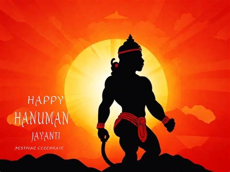 Bonne F Te De Hanuman Jayanti C L Bration De La Naissance Du Seigneur