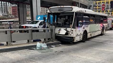 16 Injured In Nj Transit Bus Crash Near Lincoln Tunnel Fdny Pix11