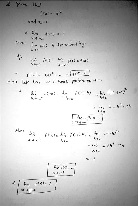 [solved] Evaluate This Limit For The Given Value Of X And Function F