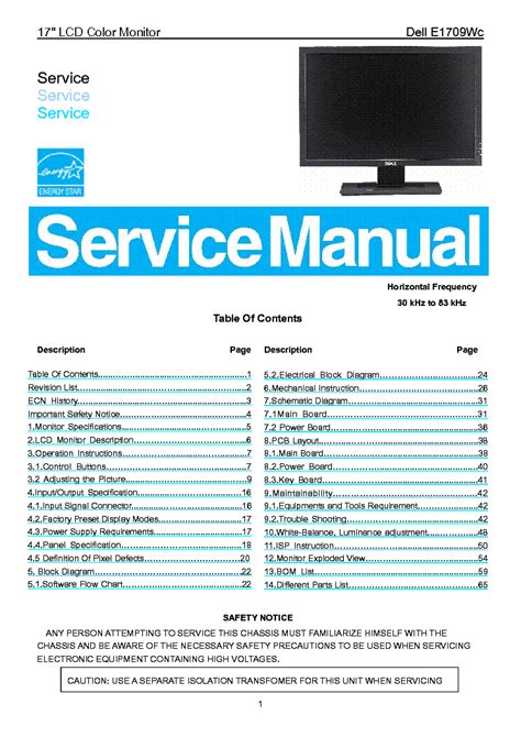 Dell Monitor Schematic Diagram