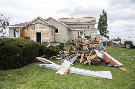 Satellite Images Show ‘tornado Scar Cutting Across Mid Michigan After