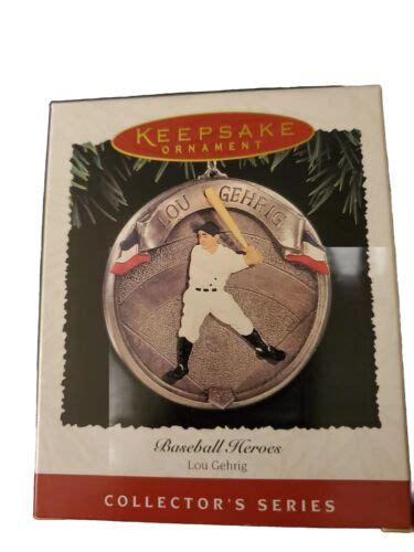 Hallmark Keepsake 1995 MLB New York Yankees Baseball LOU GEHRIG B