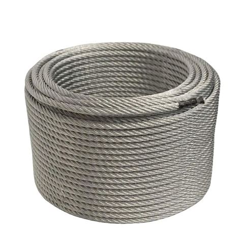 Galvanized Or Bright Steel Wire Rope 8xk26ws Iwrc For Engineering