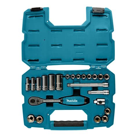 Makita B 65573 Socket Ratchet Set X23 Pcs Power Tool World