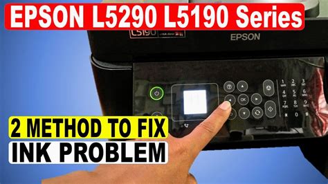 EPSON L5290 L5190 BLACK INK NOT PRINTING COLOR PROBLEM L5290