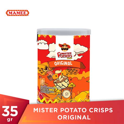 Jual Mister Potato Crisps Original G Shopee Indonesia