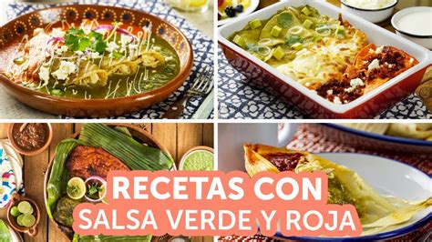 Recetas Con Salsa Verde Y Roja Kiwilim N Youtube