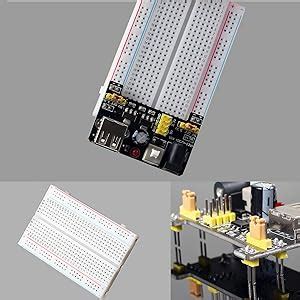 Miuzei Breadboard Kit Composant Electronique Starter Compatible Avec