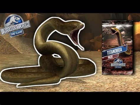 CLASH OF TITANS TITANOBOA Jurassic World The Game EP 350 YouTube