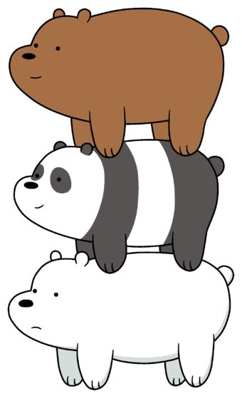 Grizz Panda And Ice Bear We Bare Bears Great Characters Wiki Fandom