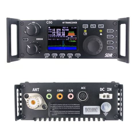 Xiegu G90 Hf Amateur Radio Hf Transceiver 20w Ssb Cw Am Fm 0 5 30mhz Sdr Structure Two Way Radio